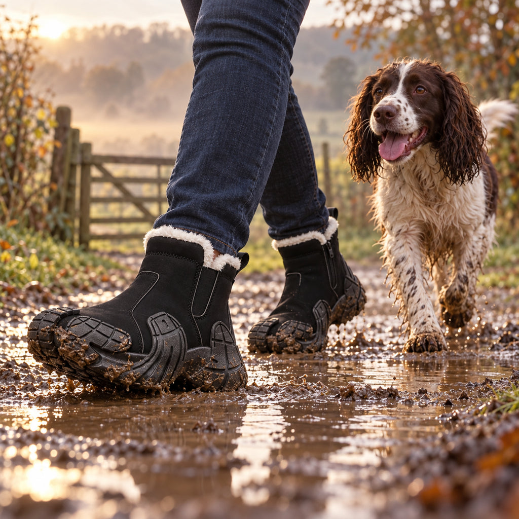 The Ferndry Boot – Fleece-Lined Waterproof Ankle Boot