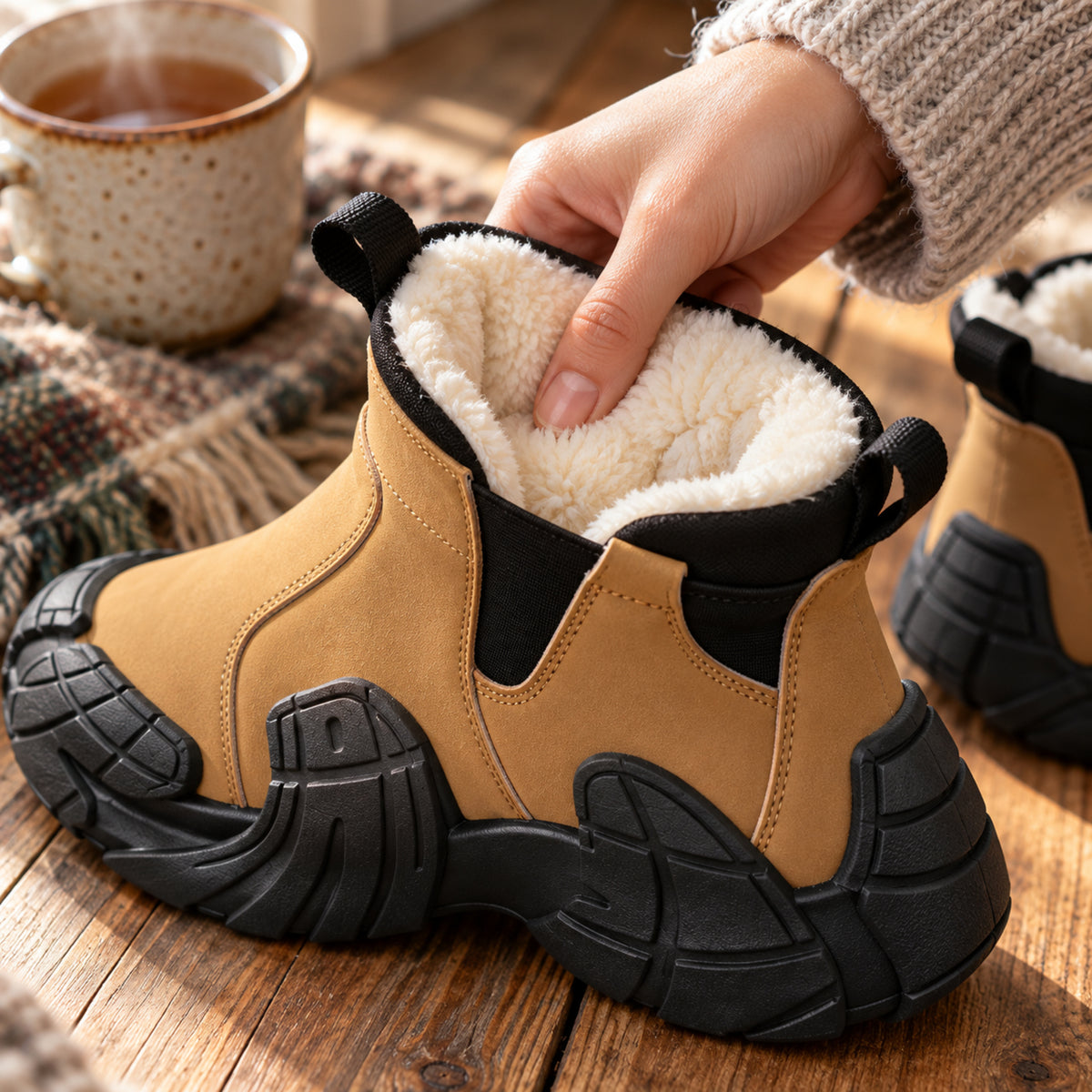 The Ferndry Boot – Fleece-Lined Waterproof Ankle Boot