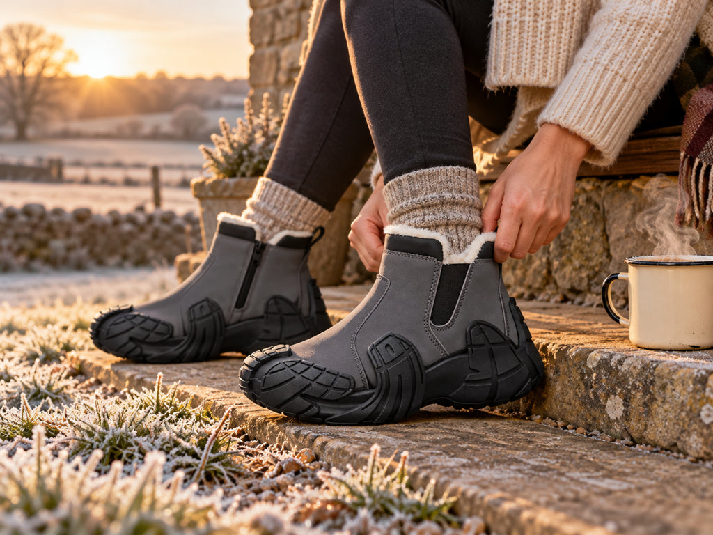 The Ferndry Boot – Fleece-Lined Waterproof Ankle Boot