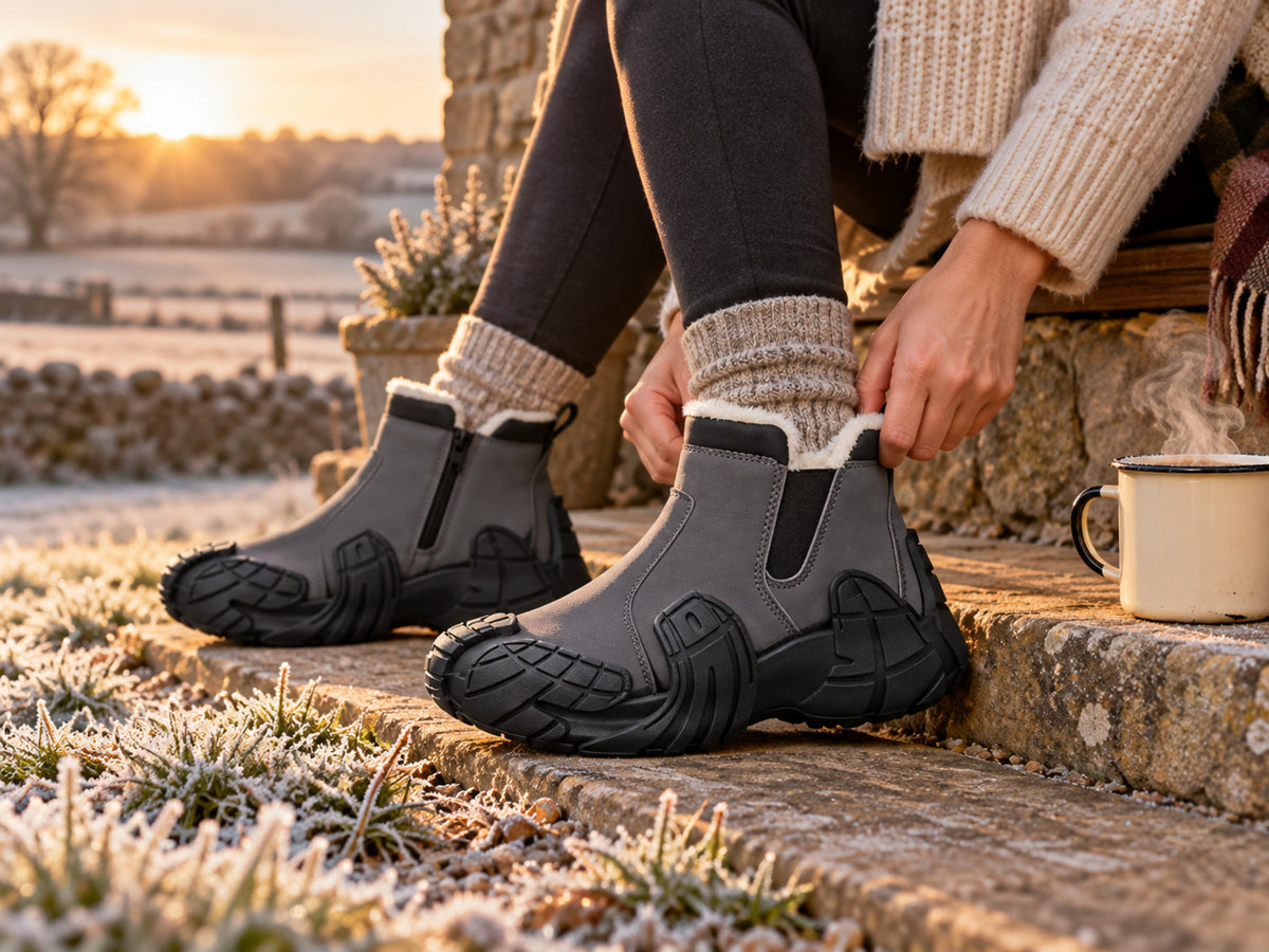 The Ferndry Boot – Fleece-Lined Waterproof Ankle Boot
